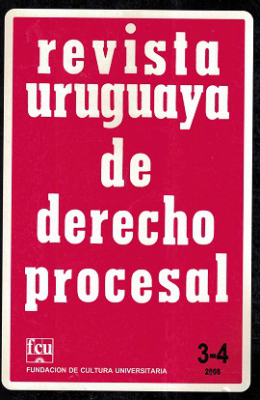 Revista Uruguaya de Derecho Procesal, Nº3-4 (2008) - 2008