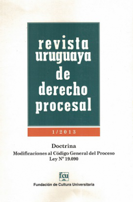 Revista Uruguaya de Derecho Procesal, Nº1 (2013) - 2013