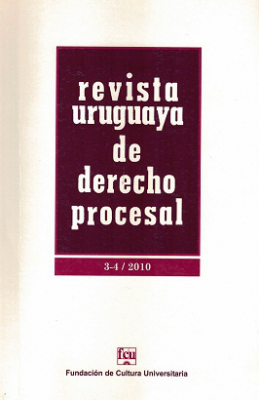 Revista Uruguaya de Derecho Procesal, Nº3-4 (2010) - 2010