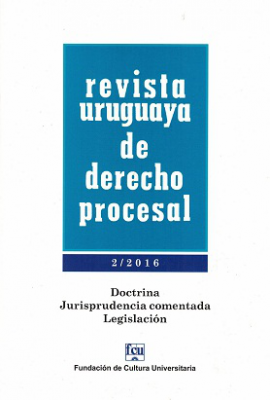 Revista Uruguaya de Derecho Procesal, Nº2 (2016) - 2016