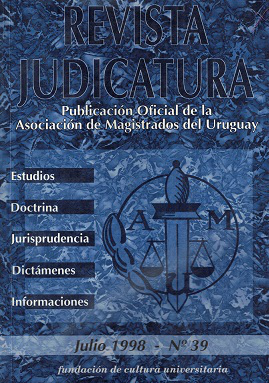 Judicatura, Nº39 - Jul. 1998