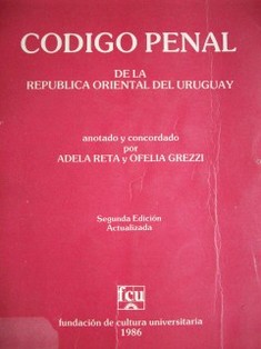 Código Penal de la República Oriental del Uruguay