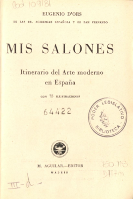 Mis salones : Itinerario del arte moderno en España