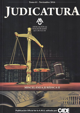 Judicatura, Nº61 - Nov. 2016