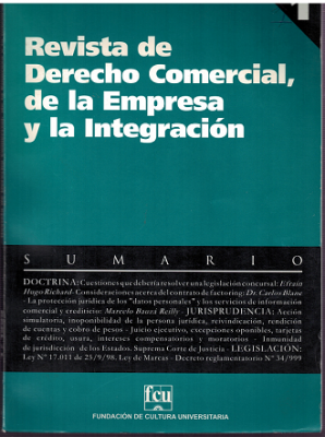 Revista de Derecho Comercial, de la Empresa y la Integración