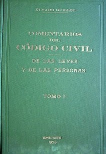 Comentarios del Código Civil