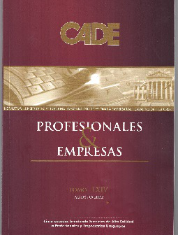 Revista CADE : Profesionales & Empresas, T.LXIV - Ago. 2022