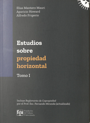 Estudios sobre propiedad horizontal. v.1