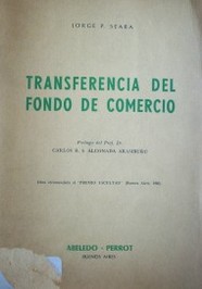 Transferencia del fondo de comercio