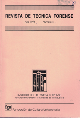 Revista de T&eacute;cnica Forense, N&ordm;4 (1994) - 1994