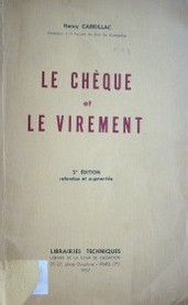 Le chèque et le virement