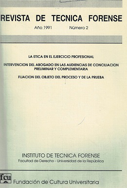 Revista de T&eacute;cnica Forense, N&ordm;2 (1991) - 1991
