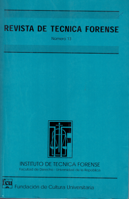 Revista de T&eacute;cnica Forense, N&ordm;13 (2004) - 2004