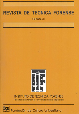 Revista de T&eacute;cnica Forense, N&ordm;21 (2016) - 2016