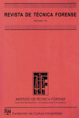 Revista de T&eacute;cnica Forense, N&ordm;14 (2005) - 2005