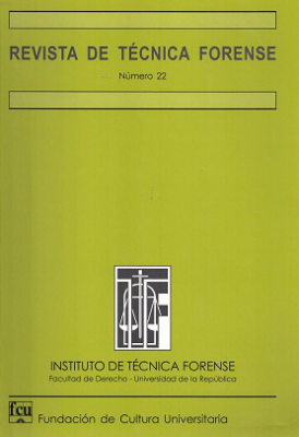 Revista de T&eacute;cnica Forense, N&ordm;22 (2017) - 2017