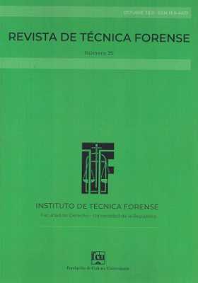 Revista de T&eacute;cnica Forense, N&ordm;25 (2021) - 2021