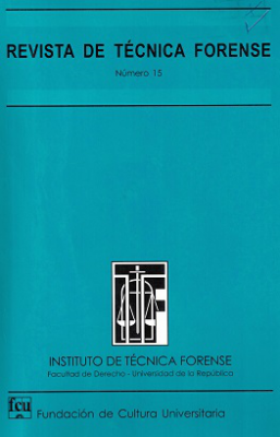 Revista de T&eacute;cnica Forense, N&ordm;15 (2007) - 2007