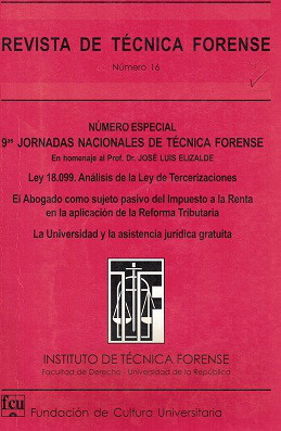 Revista de T&eacute;cnica Forense, N&ordm;16 (2007) - 2007