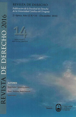 Revista de Derecho, Año 12 Nº14 (2016) - Dic. 2016