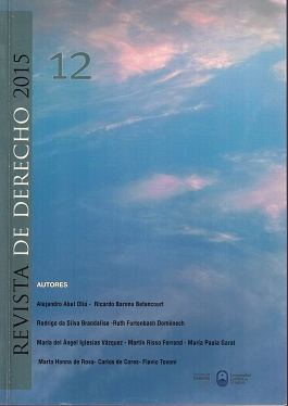 Revista de Derecho, Año 10 Nº12 (2015) - Dic. 2015