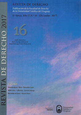 Revista de Derecho, Año 13 Nº16 (2017) - Dic. 2017