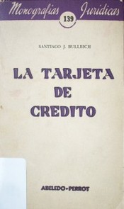 La tarjeta de crédito