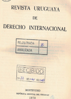 Revista Uruguaya de Derecho Internacional