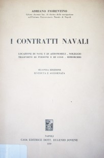 I contratti navali