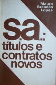 S.A. : Títulos e contratos novos