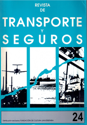 Revista de Transporte y Seguros, A&ntilde;o 24 N&ordm;24 (2011) - Oct. 2011