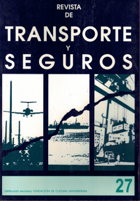 Revista de Transporte y Seguros, A&ntilde;o 27 N&ordm;27 (2014) - Oct. 2014