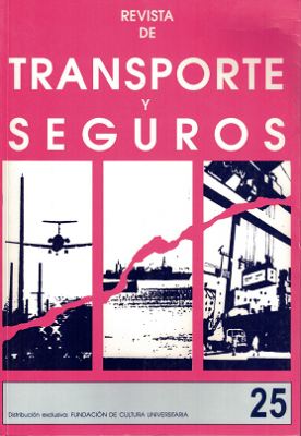 Revista de Transporte y Seguros, A&ntilde;o 25 N&ordm;25 (2012) - Nov. 2012
