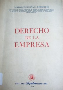 Derecho de la empresa