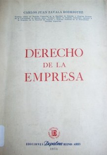 Derecho de la empresa