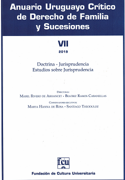 Anuario Uruguayo Crítico de Derecho de Familia y Sucesiones : Doctrina - Jurisprudencia - Estudios sobre jurisprudencia, NºVII - 2019