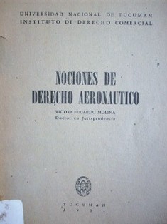 Nociones de Derecho Aeronáutico