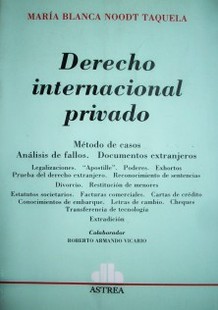 Derecho Internacional Privado