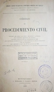 Código de Procedimiento Civil