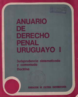 Anuario de Derecho Penal Uruguayo