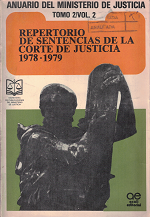 Anuario del Ministerio de Justicia