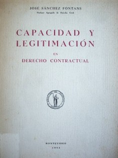 Capacitación y legitimación en derecho contractual