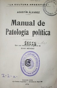Manual de patología política