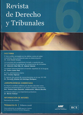 Revista de Derecho y Tribunales