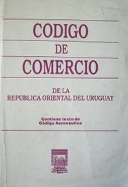 Código de Comercio de la República Oriental del Uruguay