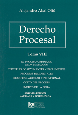 Derecho Procesal. v.8