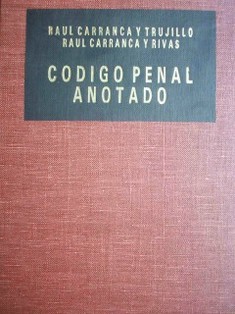 Código penal anotado