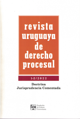 Revista Uruguaya de Derecho Procesal, Nº1-2 (2022) - 2022