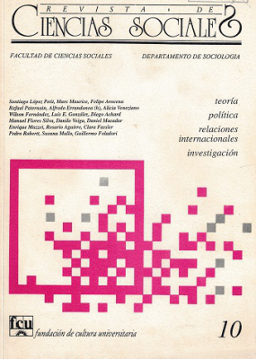 Revista de Ciencias Sociales, Año 9 Nº10 (1994) - 1994