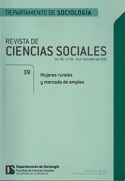 Revista de Ciencias Sociales, Vol. 29 Nº39 (2016) - Jul. - Dic. 2016 - Mujeres rurales y mercado de empleo